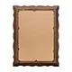 rustic wood vanity mirror